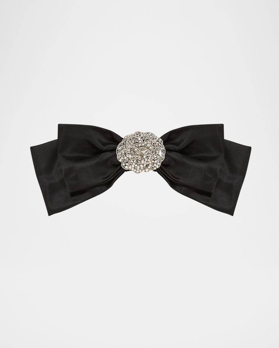 Gillian Bow Embellished Barrette